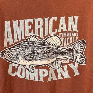 AFTCO Rust Short Sleeve Tee M